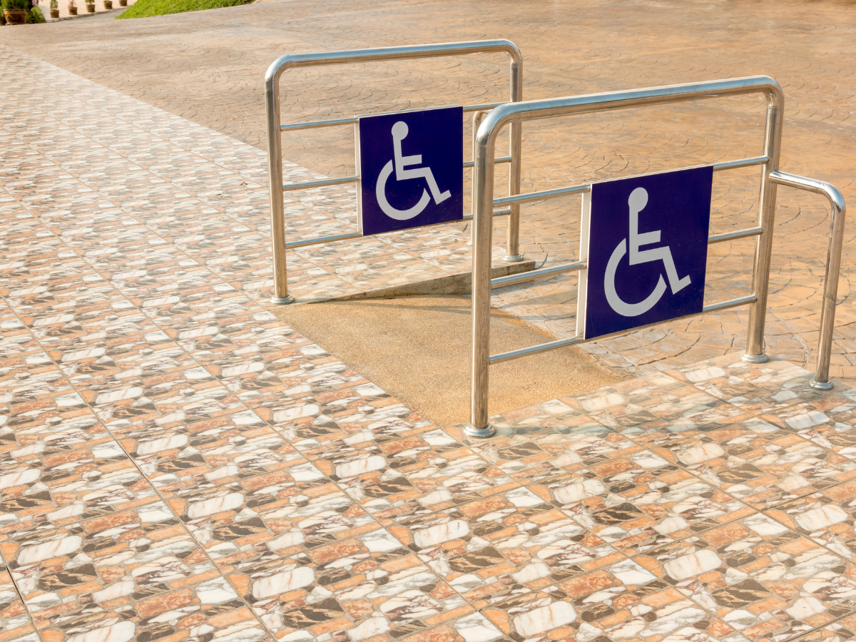 Xpress Construction & Services provides a clear, wheelchair-accessible entrance for safe and easy access.